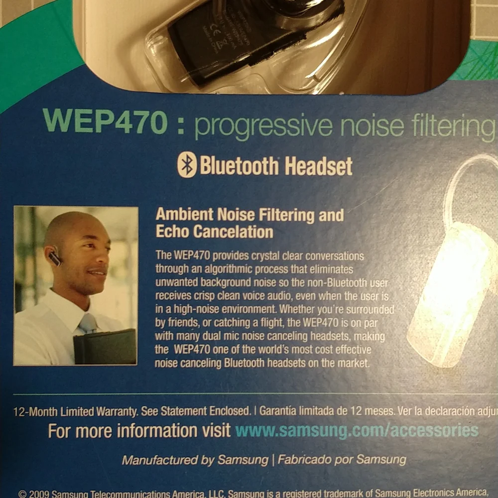 Samsung WEP470 Bluetooth Headset
